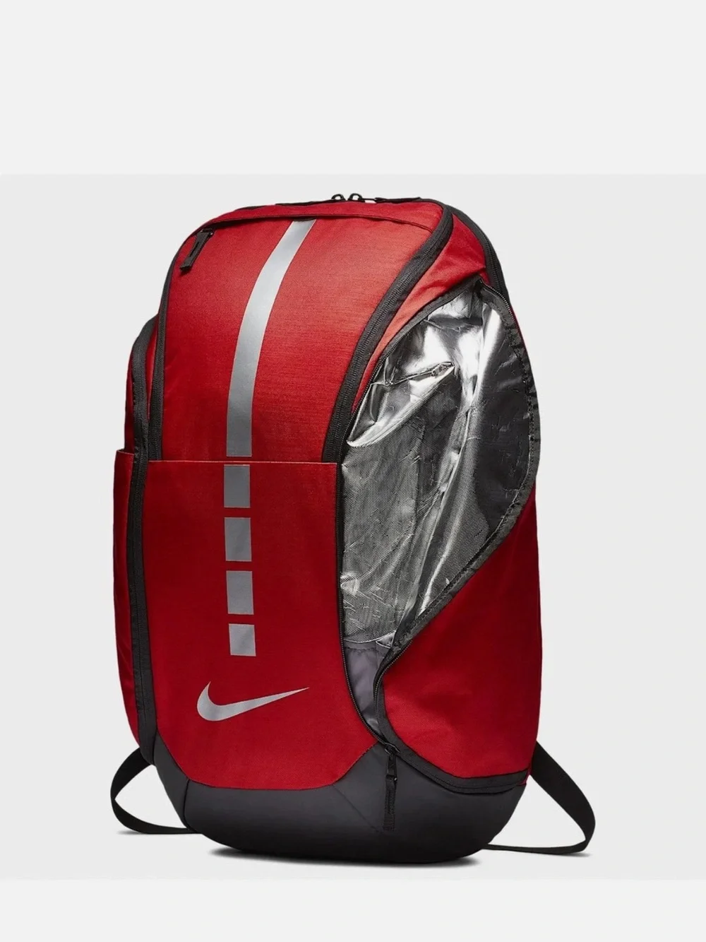 Like New - Nike Hoops Elite Pro Backpack University Red Metallic Silver Black